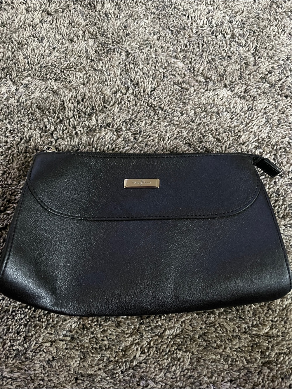 Cole Haan Black Women’s Leather Cosmetic Pouch. New. No tags.